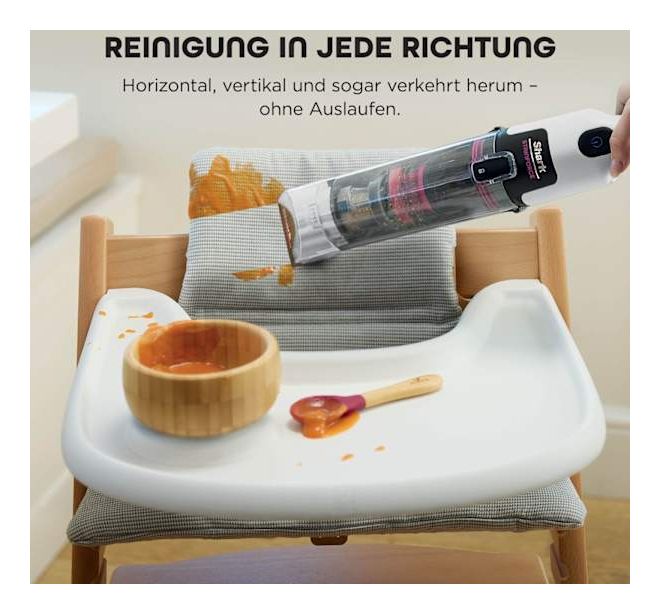 HX100EUT StainForce Handstaubsauger Beutellos (Schwarz, Pink, Weiß) 