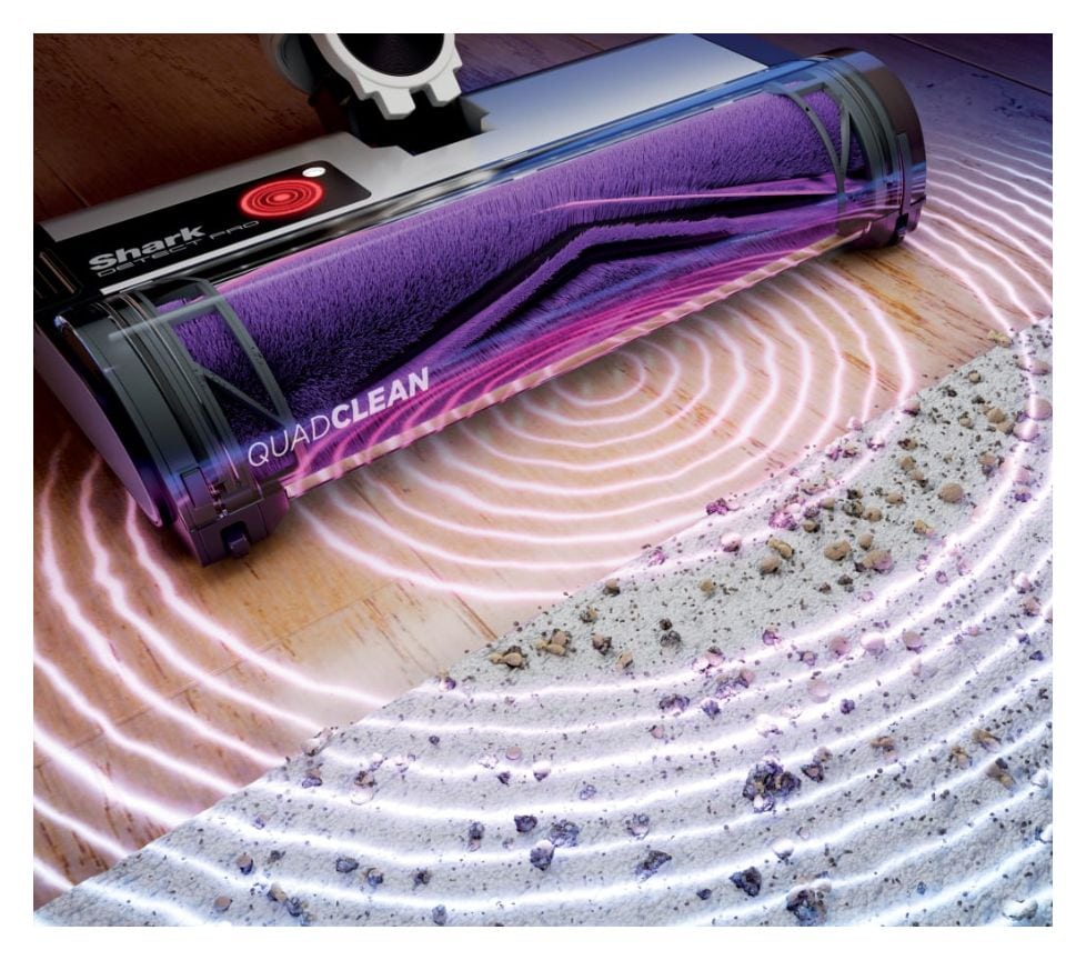 IW1611DE Detect Pro Handstaubsauger Beutellos bis 60 min Laufzeit  (Edelstahl, Weiß) 