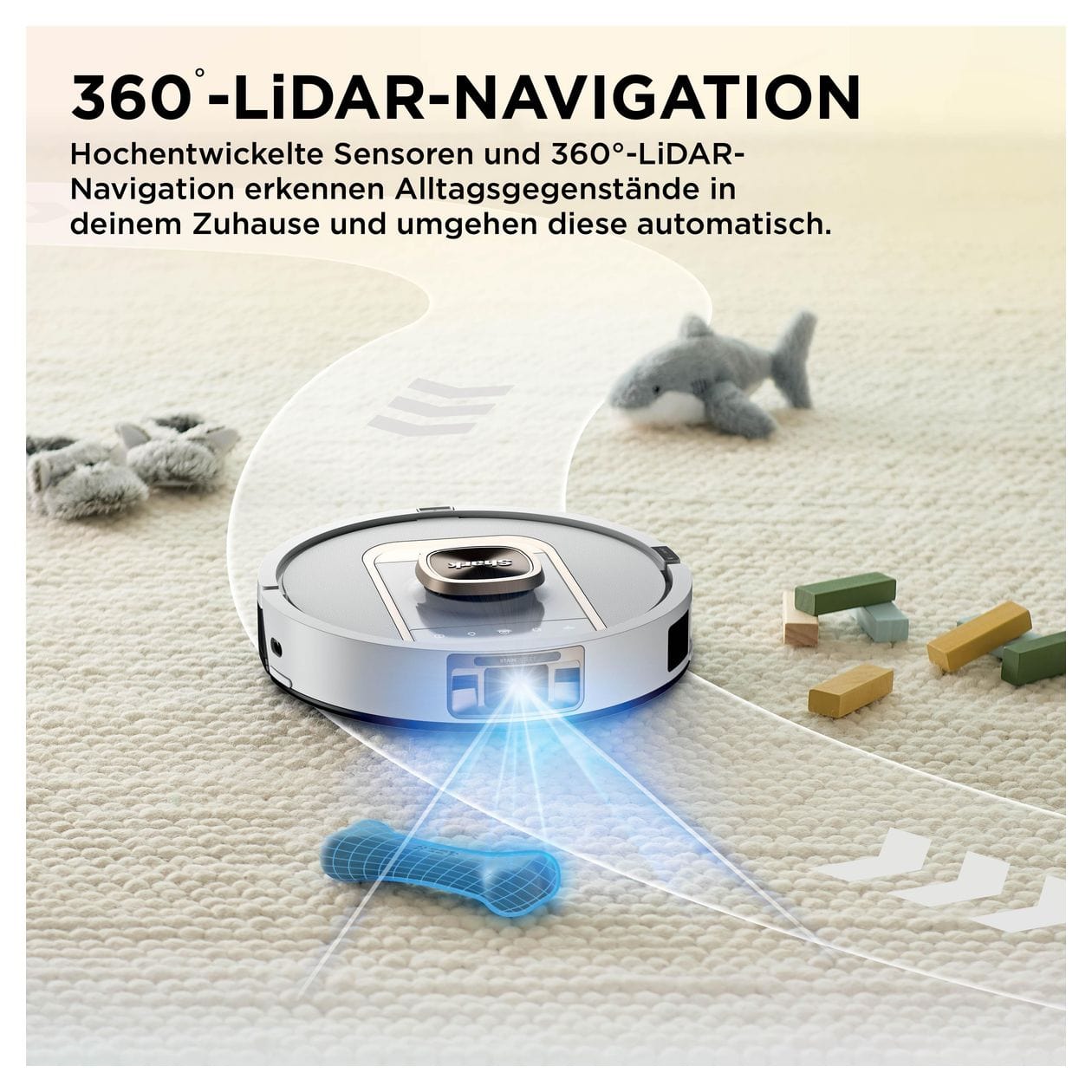 RV2910XEEUWH Saugroboter nass/trocken 180 min Akku  (Weiß) 