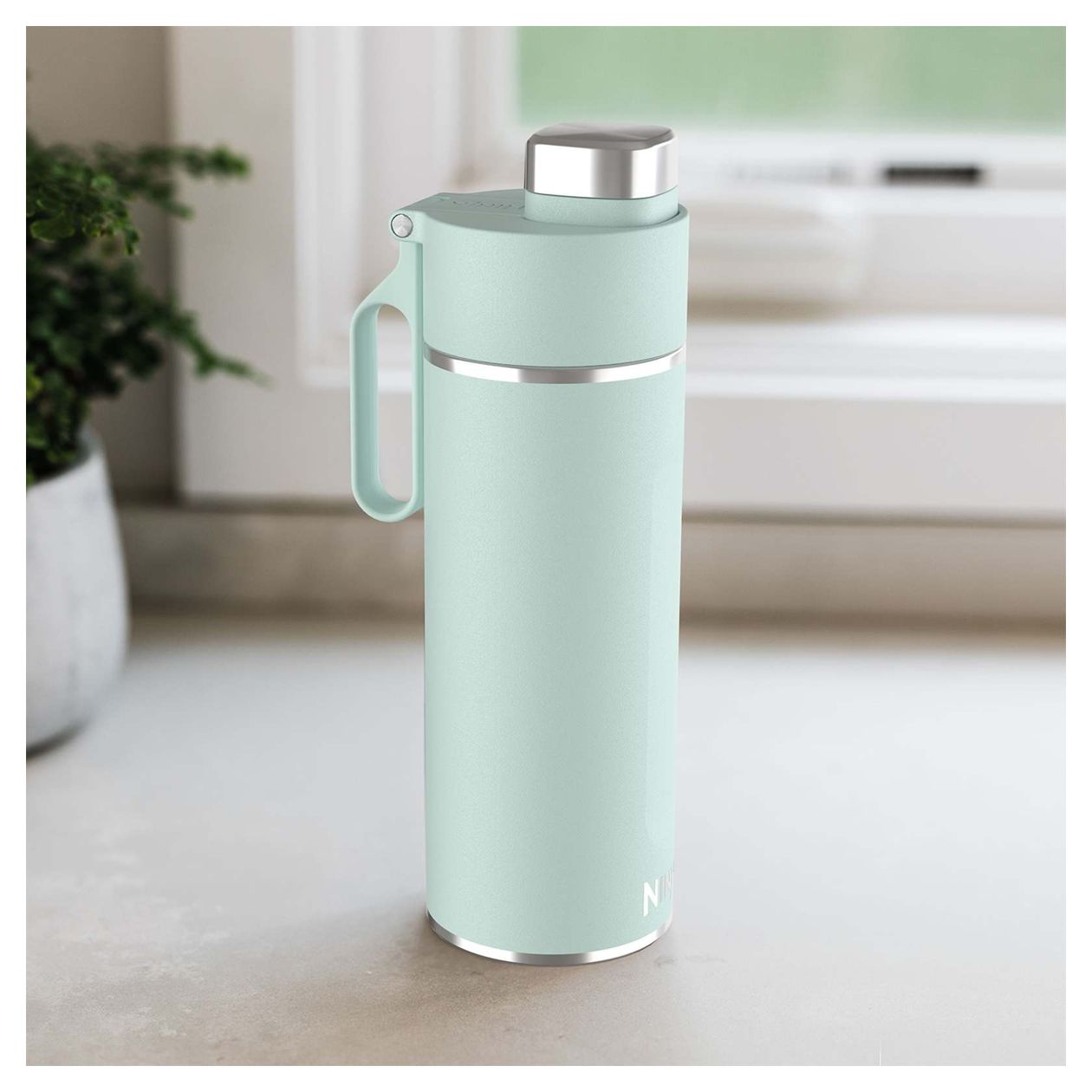 Thirsti 700ml Kunststoff, Edelstahl  (Mintfarbe) 