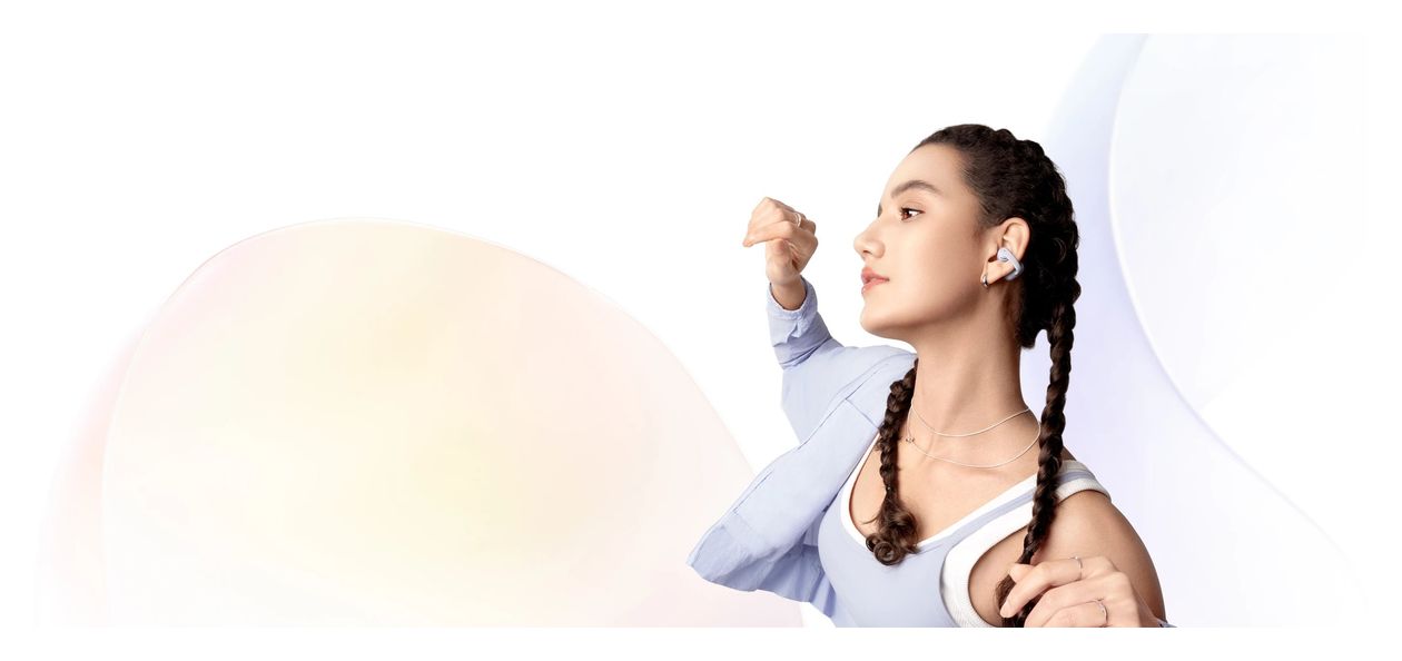 OpenDots Air In-Ear Bluetooth Kopfhörer kabellos 9 h Laufzeit IP55  (Violett) 