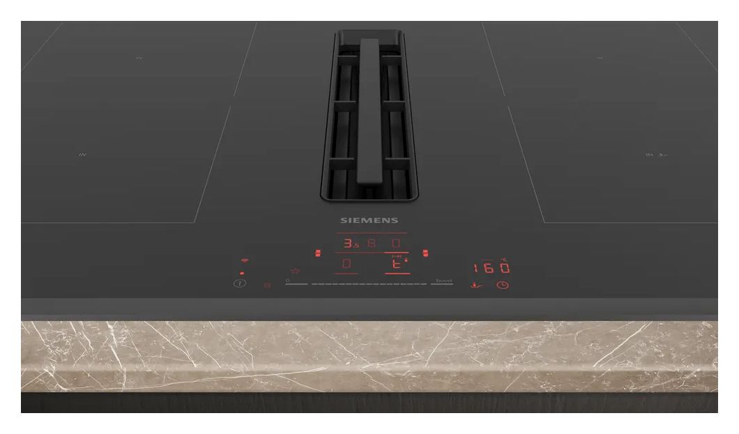 iQ500 ED851HQ26E autarkes 80 cm Induktionskochfeld 4 Kochzonen mit integriertem Dunstabzug 