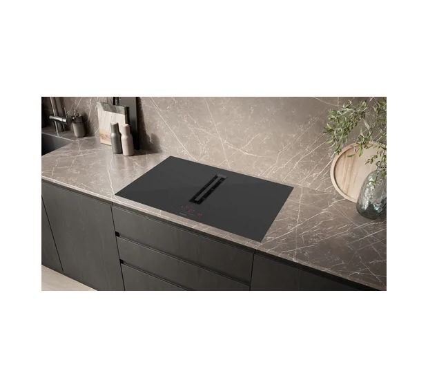 iQ500 ED87BHQ26E autarkes 80 cm Induktionskochfeld 4 Kochzonen mit integriertem Dunstabzug 