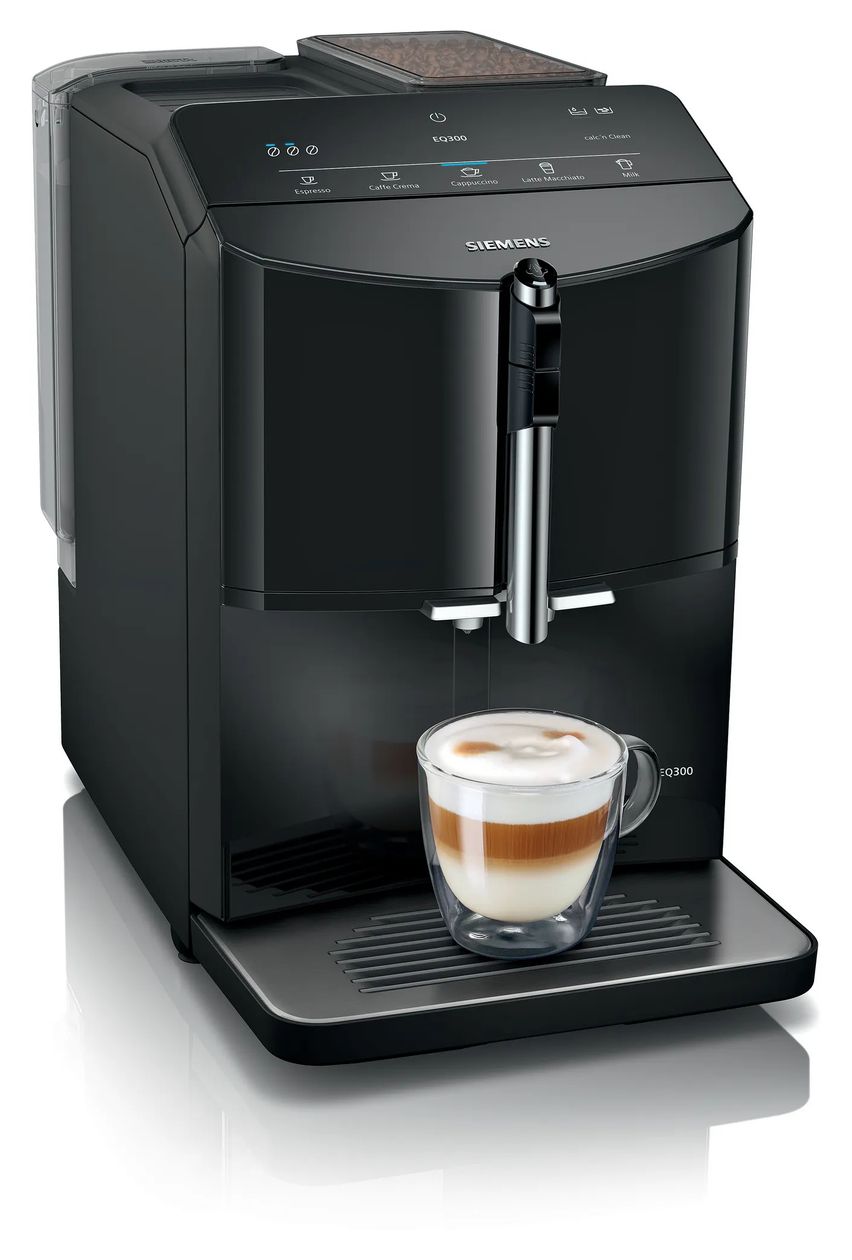 EQ300 TF301E09 Kaffeevollautomat 15 bar 1,4 l 250 g  (Schwarz) 