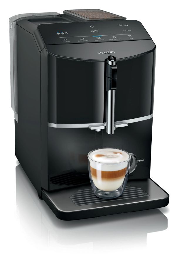 EQ300 TF301E19 Kaffeevollautomat 15 bar 1,4 l 250 g  (Schwarz) 