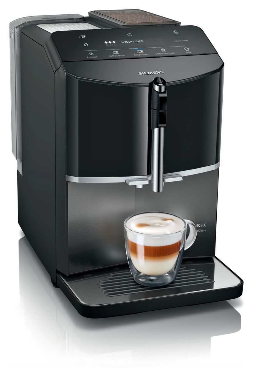 EQ300 TF305EF9 Kaffeevollautomat 15 bar 1,4 l 250 g  (Schwarz) 