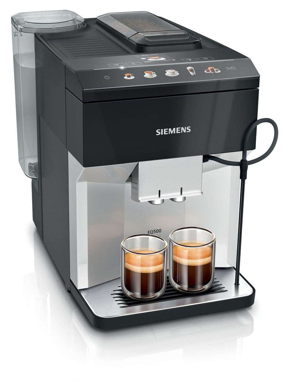 EQ500 TP515D01 Kaffeevollautomat 15 bar 1,9 l 270 g  (Schwarz, Silber) 