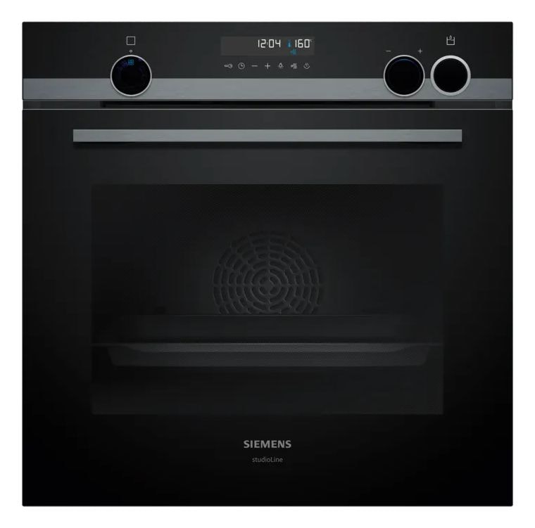 iQ500 HR478G5B7F Einbaubackofen groß Dampfgaren AutoClean (Schwarz) 