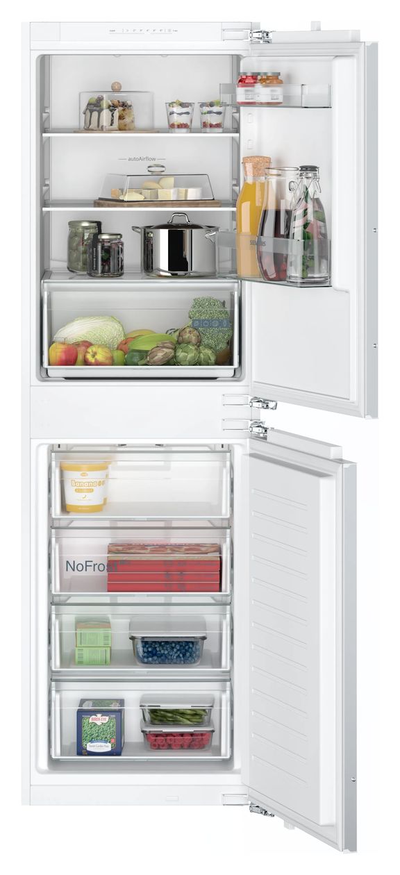 iQ100 KI85NNFE0 150 l / 99 l 177,5 cm Einbau Kühl-/Gefrierkombination 239 kWh NoFrost 
