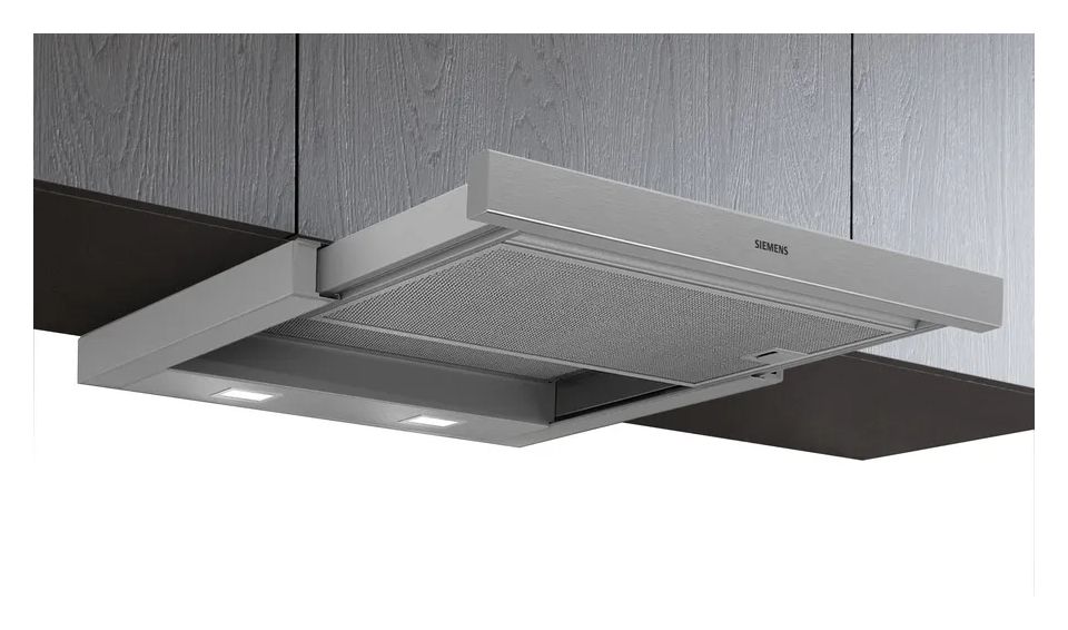 iQ100 LI63LB526 Abluft/Umluft Dunstabzugshaube/Esse Einbau 60 cm (Silber) 