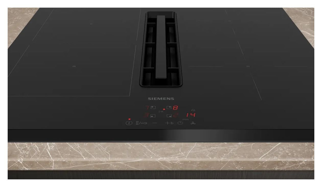 iQ300 ED651BS16E autarkes 60 cm Induktionskochfeld 4 Kochzonen mit integriertem Dunstabzug 