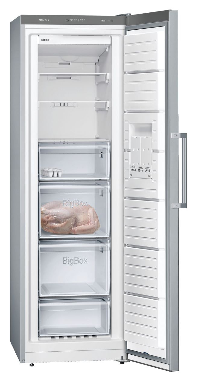 iQ300 GS36NVIEP 242 l Gefrierschrank 234 kWh Jahr NoFrost  (Edelstahl) 