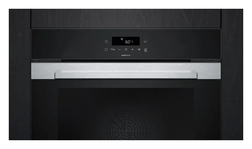 iQ300 HQ372G0S3 Einbaubackofen groß Dampfgaren AutoClean 