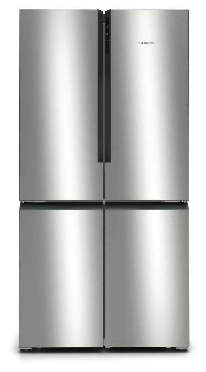 iQ300 KF96NVPEA Side-by-Side Kühl-/ Gefrierkombination French Door 405 l / 200 l 333 kWh NoFrost 1830 mm x 910 mm  (Silber) 