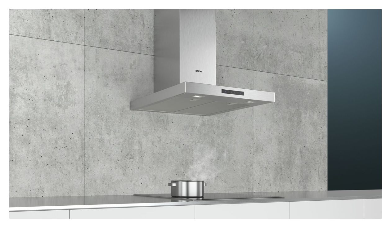 iQ300 LC66BBM50 Umluft Dunstabzugshaube/Esse Wand 60 cm (Edelstahl) 