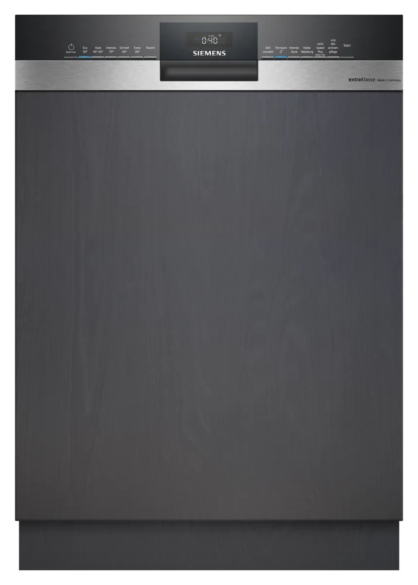 iQ300 SN53ES02BD 60 cm Geschirrspüler teilintegriert (ohne Front) Sehr leise 13 Maßgedecke aquaStop Funktion Wärmetauscher 