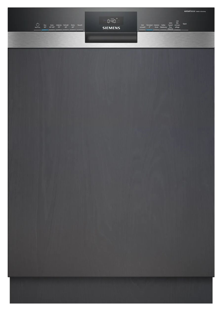 iQ300 SN53HS03BD 60 cm Geschirrspüler teilintegriert (ohne Front) Sehr leise 13 Maßgedecke aquaStop Funktion 