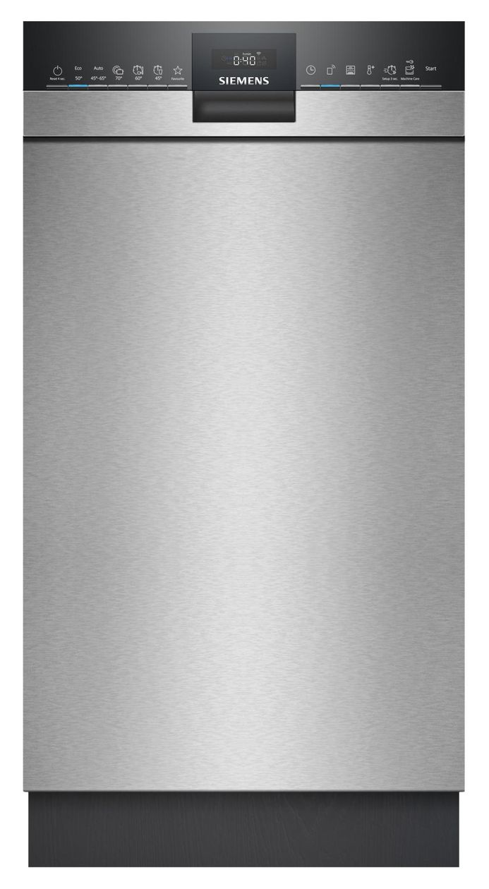 iQ300 SR43ES25ME 45 cm Geschirrspüler unterbaufähig Leise 10 Maßgedecke aquaStop Funktion Wärmetauscher 