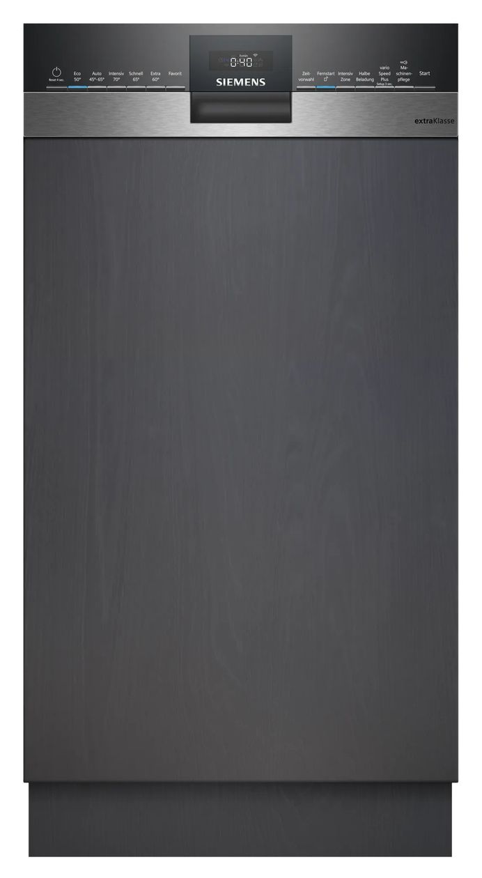 iQ300 SR53ES01LD 45 cm Geschirrspüler teilintegriert (ohne Front) Leise 10 Maßgedecke aquaStop Funktion Wärmetauscher 