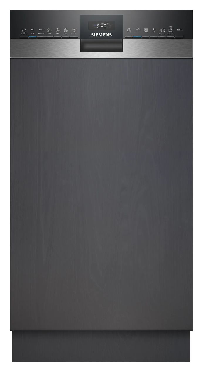 iQ300 SR53ES24KE 45 cm Geschirrspüler teilintegriert (ohne Front) Leise 10 Maßgedecke aquaStop Funktion Wärmetauscher 