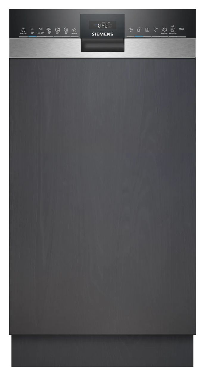 iQ300 SR53ES25KE 45 cm Geschirrspüler teilintegriert (ohne Front) Leise 10 Maßgedecke aquaStop Funktion 
