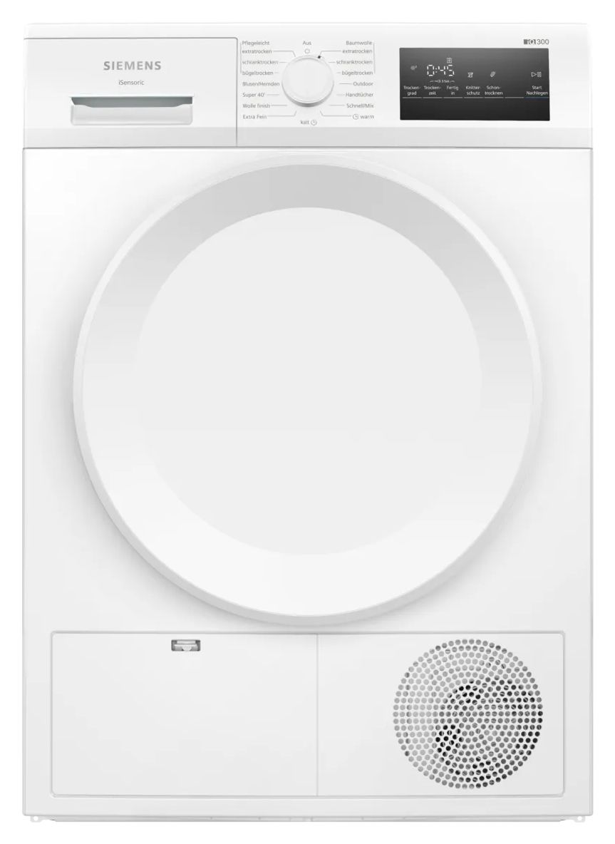 iQ300 WT43H004 Kondensations Trockner Frontlader 