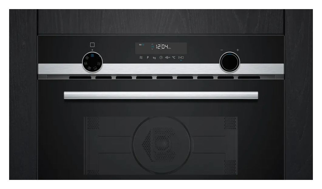 iQ500 CM585AGS1 Einbaubackofen kompakt AutoClean Mikrowelle 