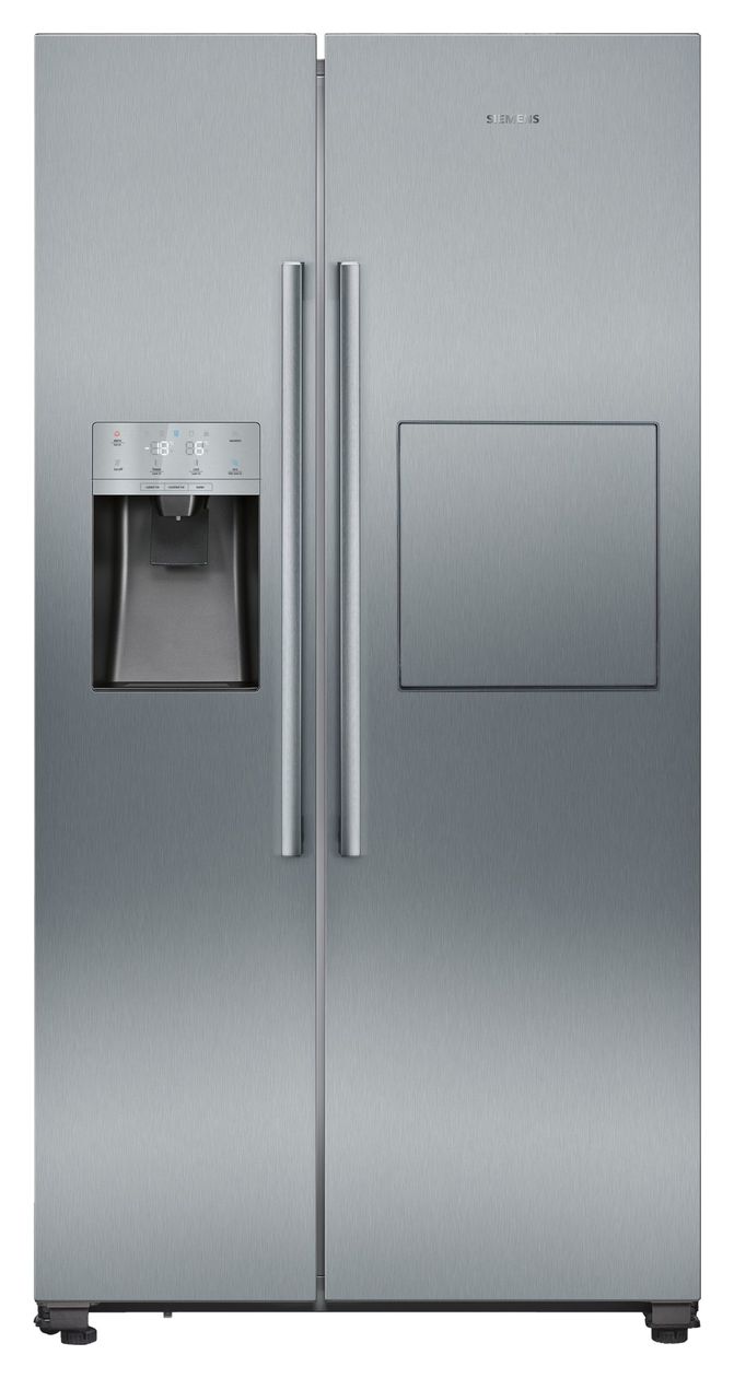 iQ500 KA93GAIEP Side-by-Side Kühl-/ Gefrierkombination 369 l / 191 l 323 kWh NoFrost 1787 mm x 908 mm  (Edelstahl) 