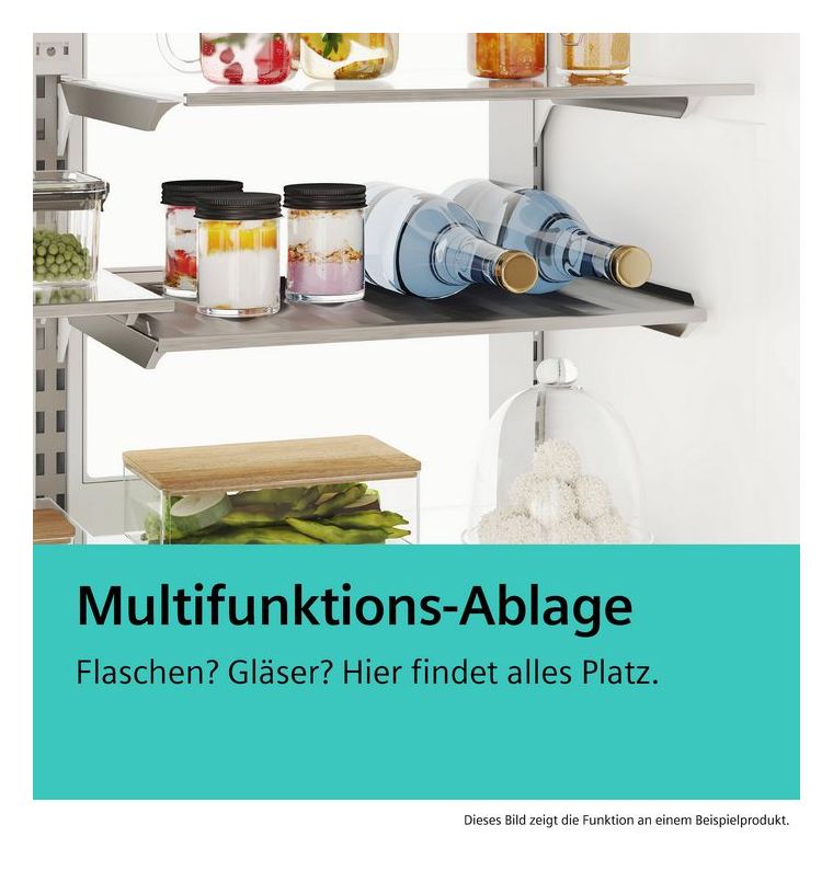 iQ500 KA95FPIEP Europäischer Side-by-Side Kühl-/ Gefrierkombination 309 l / 242 l NoFrost  (Edelstahl) 