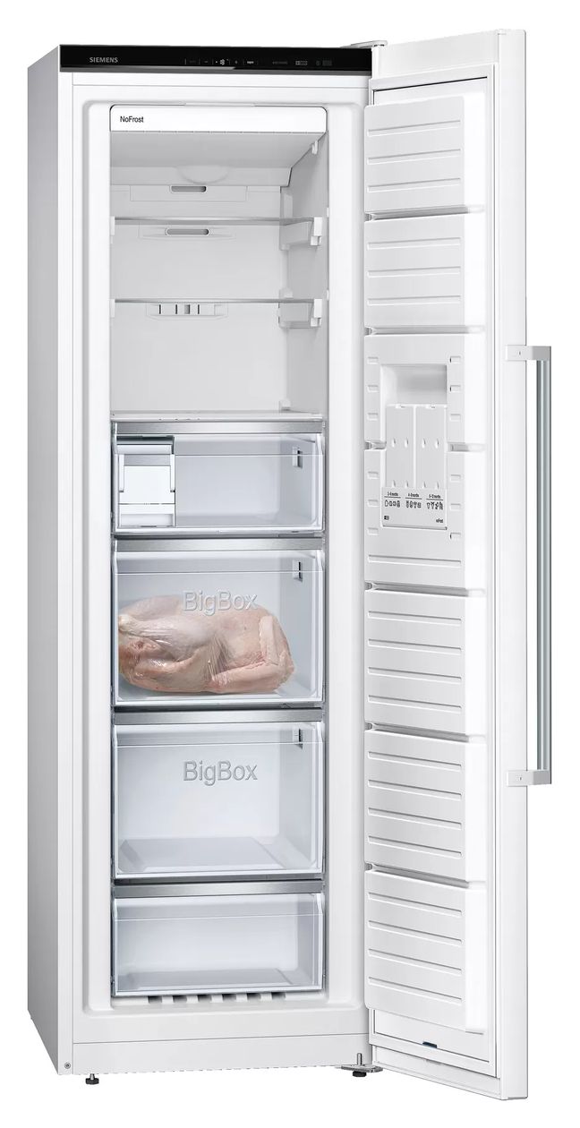 iQ500 KA95NAWEP Europäischer Side-by-Side Kühl-/ Gefrierkombination 346 l / 242 l NoFrost  (Weiß) 