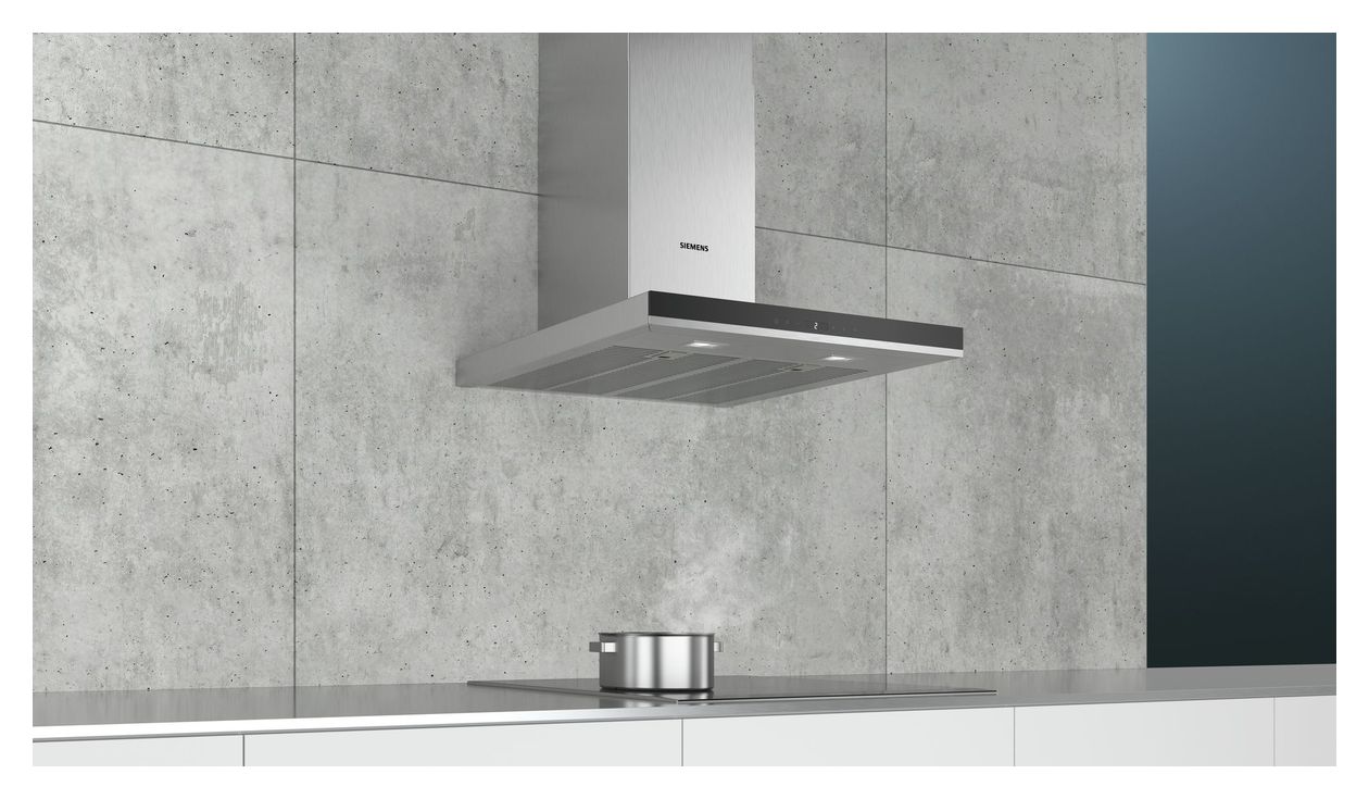 iQ500 LC67BIP50 Abluft/Umluft Dunstabzugshaube/Esse Wand 60 cm (Edelstahl) 