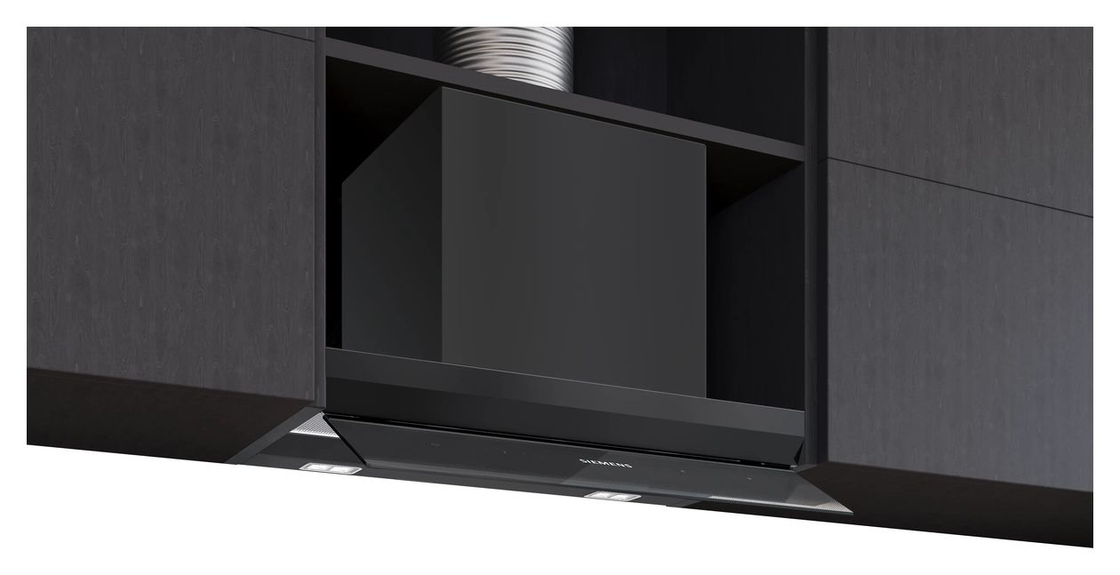 iQ500 LJ67BDP60 Abluft/Umluft Dunstabzugshaube/Esse Einbau 60 cm (Schwarz) 