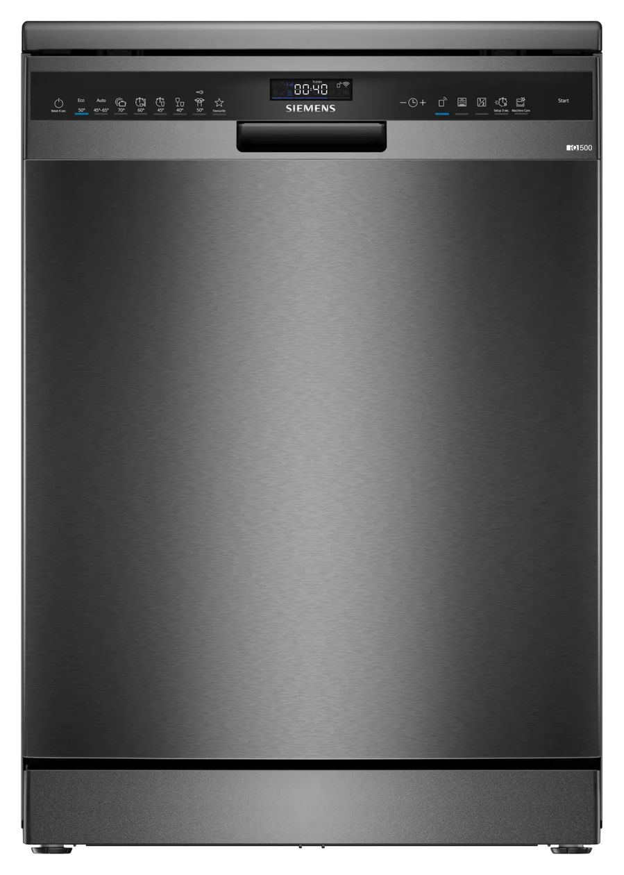 iQ500 SN25EC13CE 60 cm Geschirrspüler freistehend Sehr leise 14 Maßgedecke aquaStop Funktion Heat exchanger/Drying assistant 