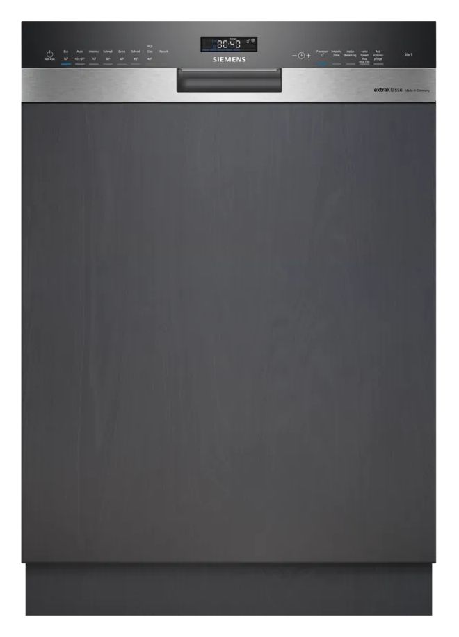 iQ500 SN55ES00BD 60 cm Geschirrspüler teilintegriert (ohne Front) Sehr leise 13 Maßgedecke aquaStop Funktion Wärmetauscher 