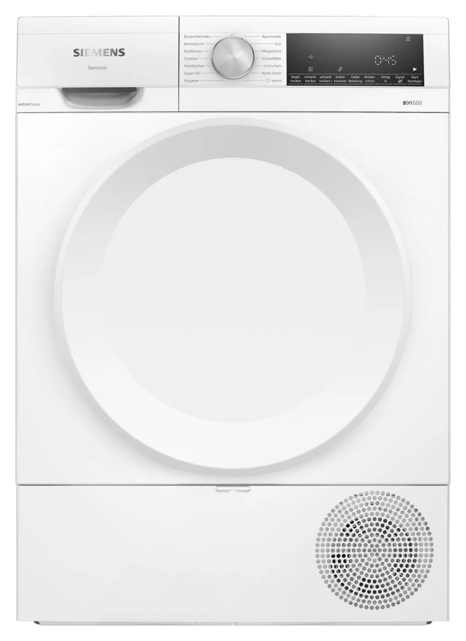iQ500 WQ33G2EEM Wärmepumpen Trockner Frontlader 
