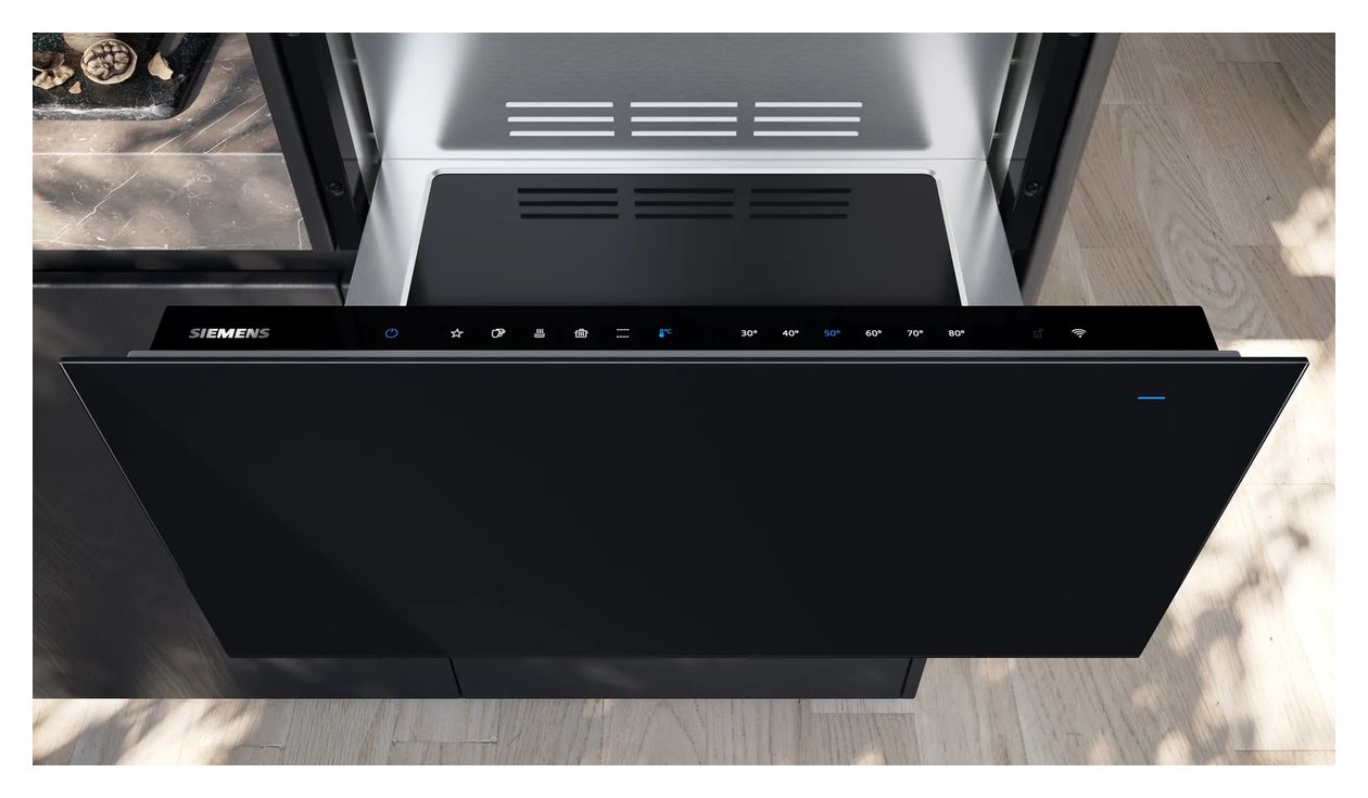 iQ700 BI710D1B1 Wärmeschublade 29 cm 30 - 80 °C (Schwarz) 