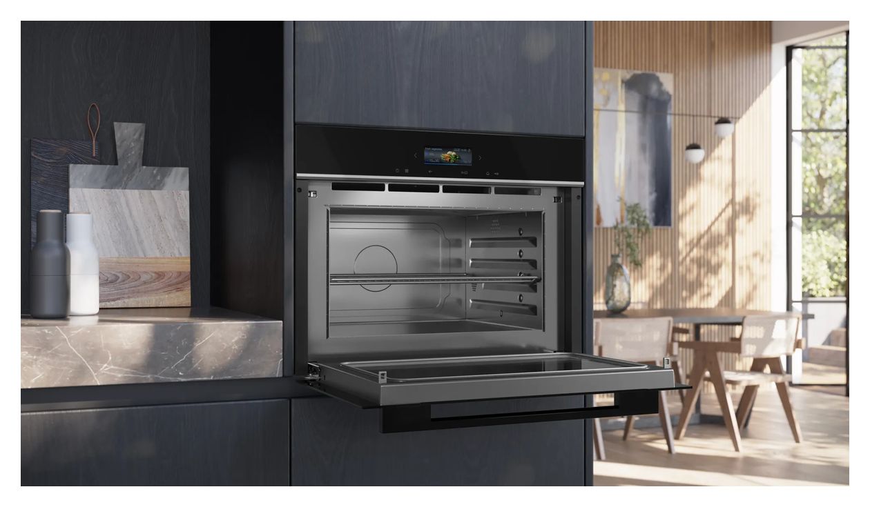 iQ700 CE732GXB1 Einbau-Mikrowelle 1000 W Größe: groß 5 Stufen Grill (Schwarz) 