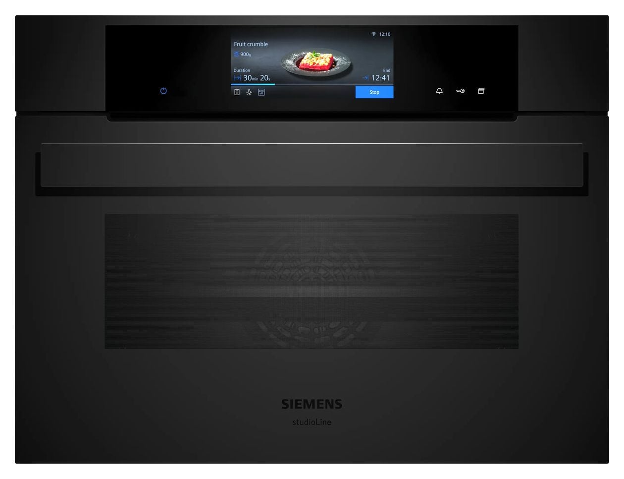 iQ700 CS938GCM1 Einbaubackofen kompakt Dampfgaren AutoClean (Schwarz) 