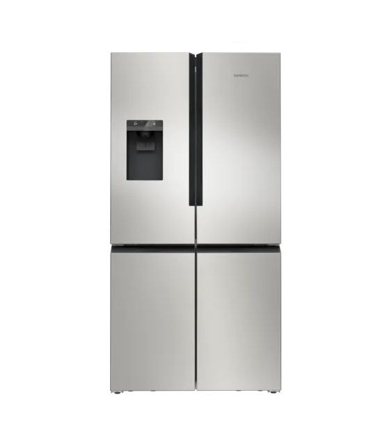 iQ700 KF96DPPEA Side-by-Side Kühl-/ Gefrierkombination French Door 375 l / 199 l 327 kWh NoFrost 1830 mm x 905 mm  (Edelstahl) 