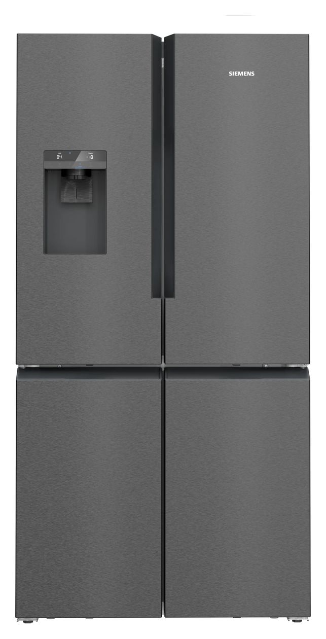 iQ700 KF96DPXEA Side-by-Side Kühl-/ Gefrierkombination French Door 375 l / 199 l 327 kWh NoFrost 1830 mm x 905 mm  (Grau) 