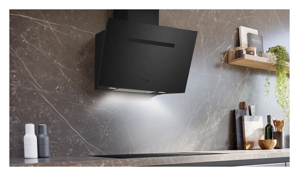 iQ700 LC81KANB5 Dunstabzugshaube Wand 80 cm Abluft/Umluft (Mattschwarz) 