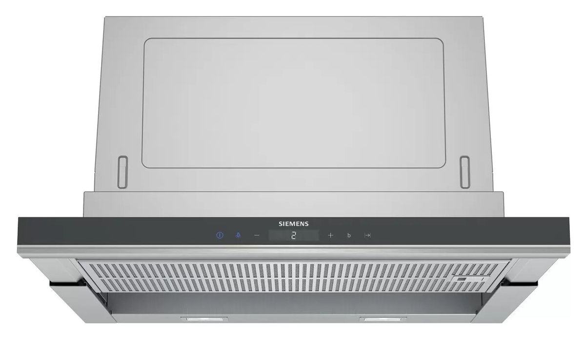 iQ700 LI67SA671 Abluft/Umluft Dunstabzugshaube/Esse Einbau 60 cm (Schwarz, Edelstahl) 