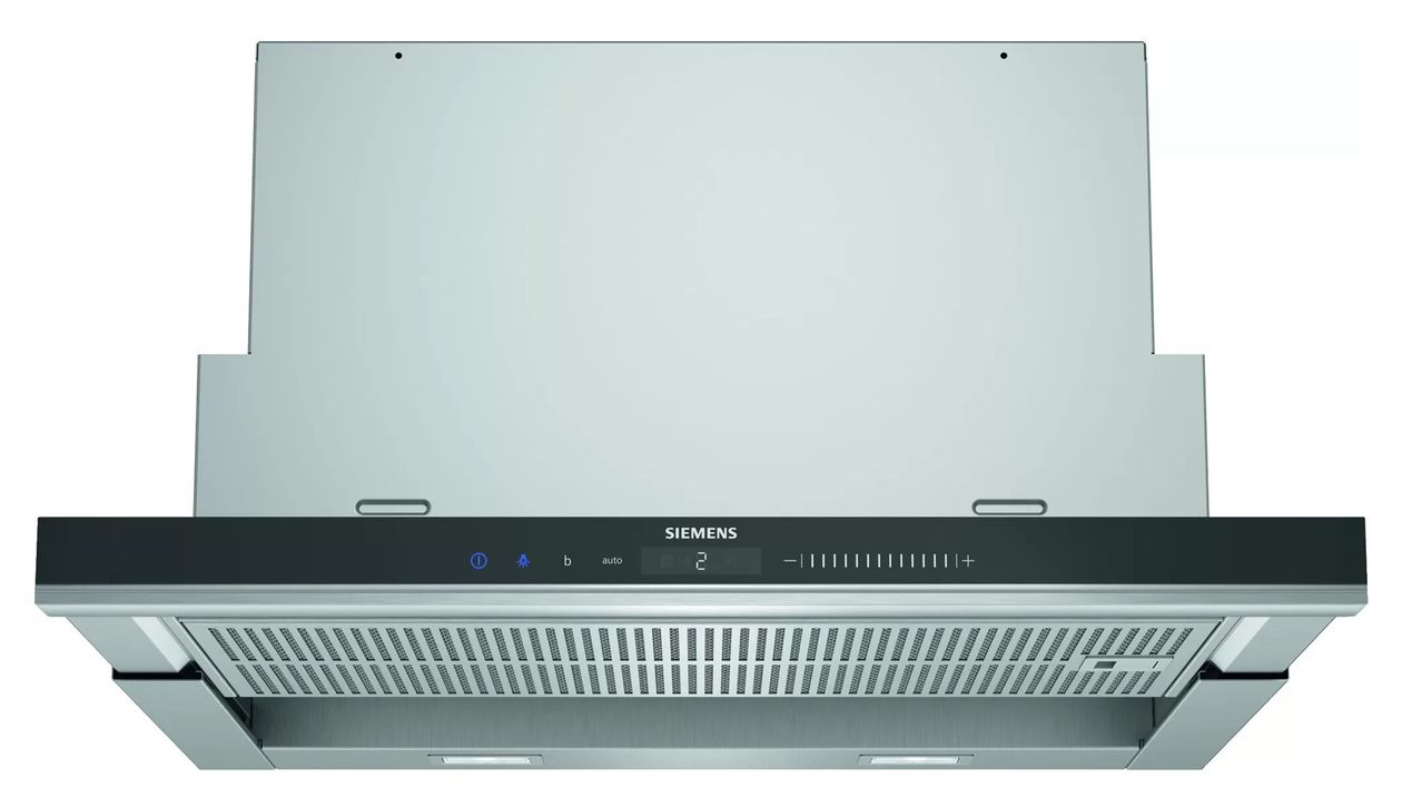 iQ700 LI69SA684 Abluft/Umluft Dunstabzugshaube/Esse Einbau 60 cm (Schwarz, Edelstahl) 