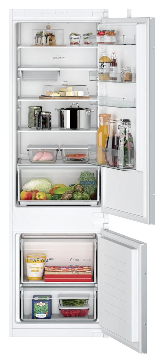 iQ100 KI87V5SE0 Schlepptür 200 l Kühlteil 70 l Gefrierteil 177,5 cm Einbau Kühl-/Gefrierkombination 