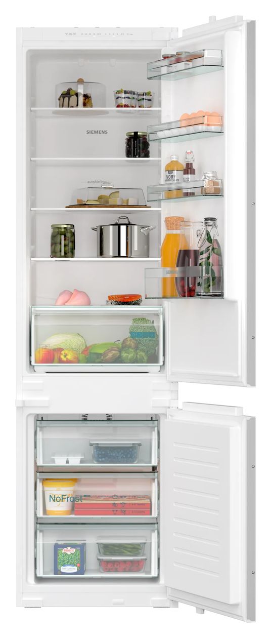 iQ100 KI96NNSE0 Schlepptür 215 l Kühlteil 75 l Gefrierteil 194 cm Einbau Kühl-/Gefrierkombination NoFrost 