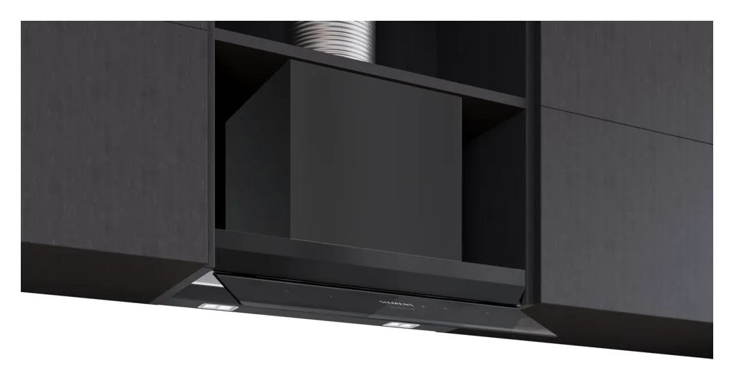 iQ700 LJ69BET65 Dunstabzugshaube Einbau 60 cm Abluft/Umluft (Schwarz) 