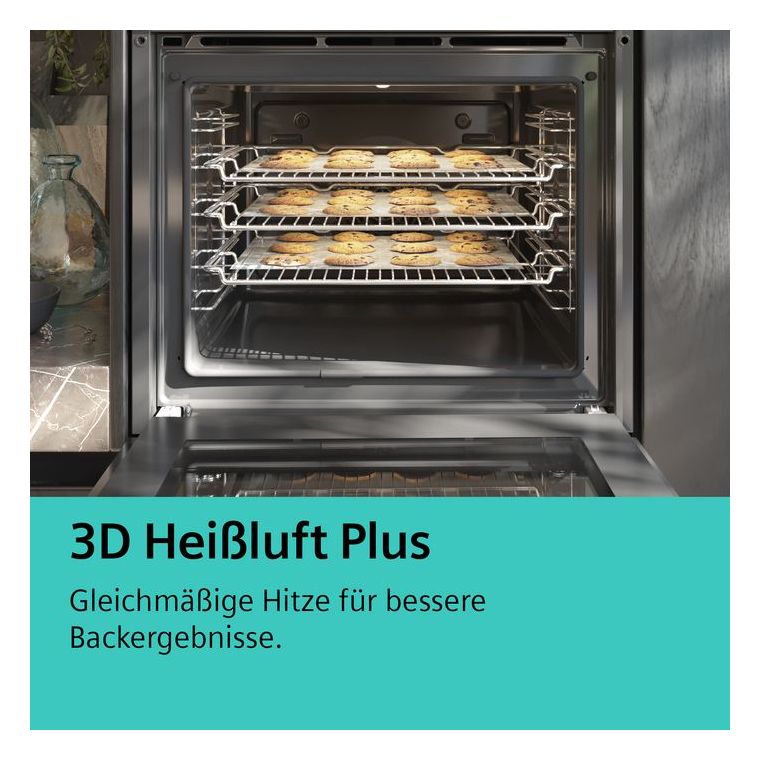 MKP3KB64 (HE378HBS3 + EA645GH17M) Herdset groß AutoClean mit 60 cm Glaskeramik Kochfeld 