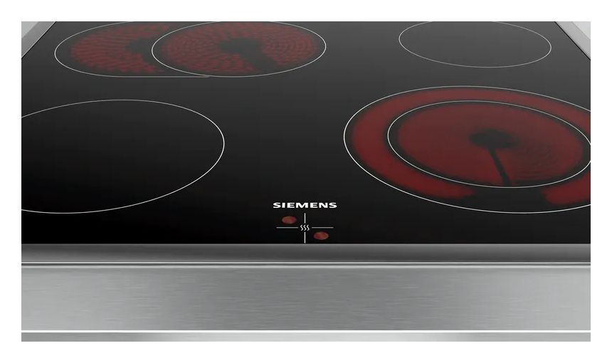 PQ3KC64 (HE378GAS3 + EA645GN17) Herdset groß AutoClean humidClean mit 60 cm Glaskeramik Kochfeld 