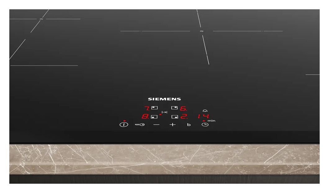 PQPOWER75I (HB271ABB3 + EH83KBEB5E) Backofen-Set groß AutoClean activeClean mit autarkem 80 cm Induktions Kochfeld 
