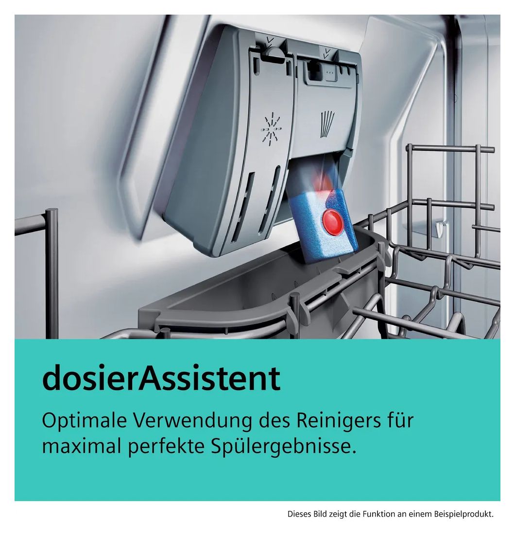 SN55ESS1BD (SN55ES00BD + SZ36DX04) 60 cm Geschirrspüler freistehend Sehr leise 13 Maßgedecke aquaStop Funktion Wärmetauscher/Türöffnungstrocknung 